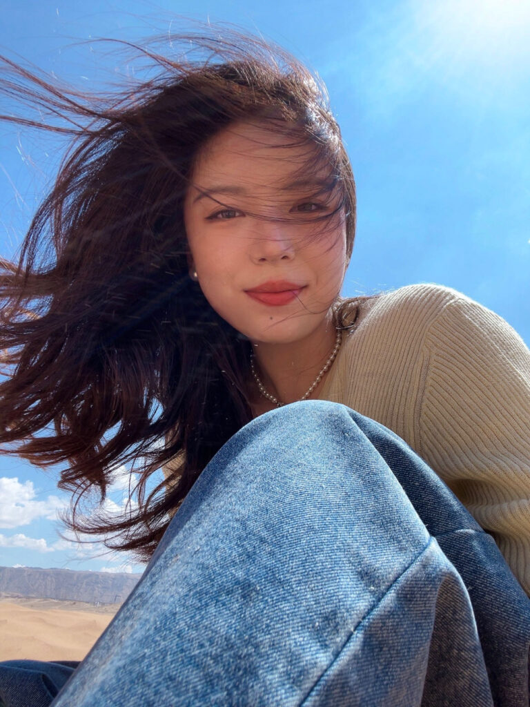 A selfie of Christie